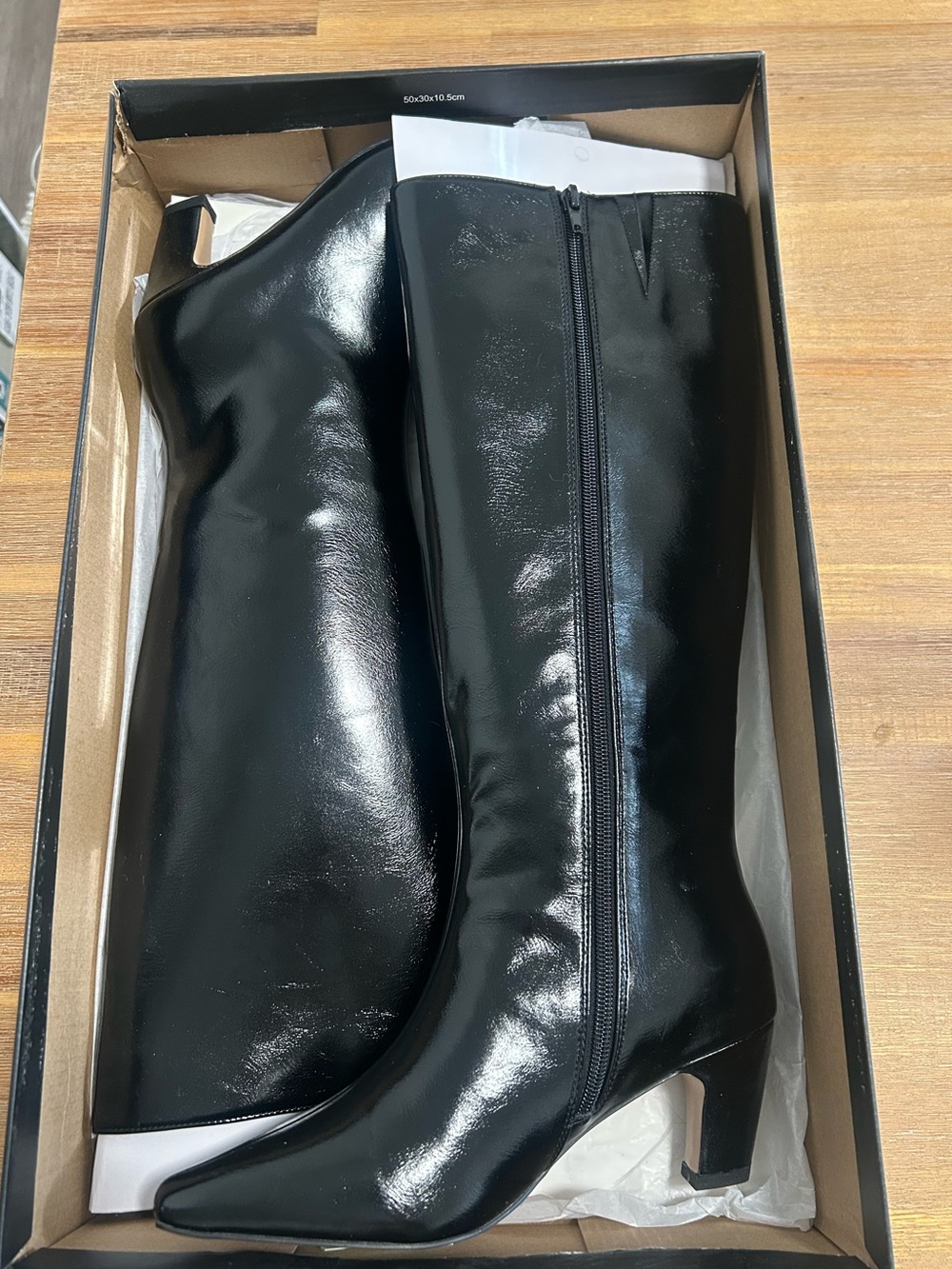 Abercrombie Vegan Leather Kitten Heel Boots